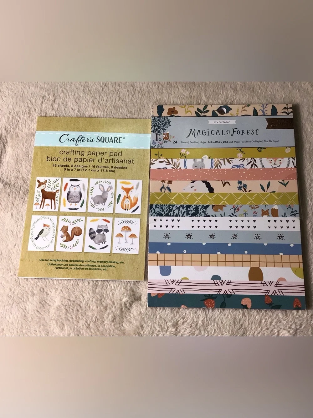 Forest theme Patterned Craft Paper Pads - Multicolor